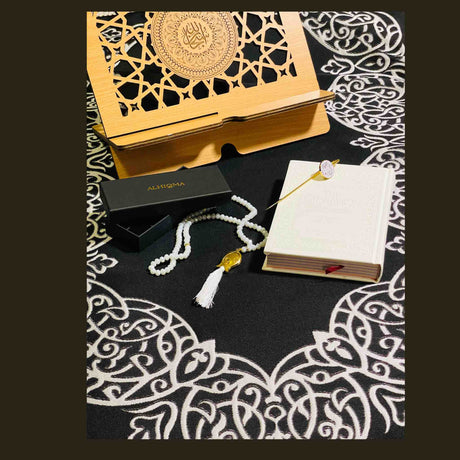 AL HIQMA GIFTSETS ROYAL SEJADAH BLACK SILVER