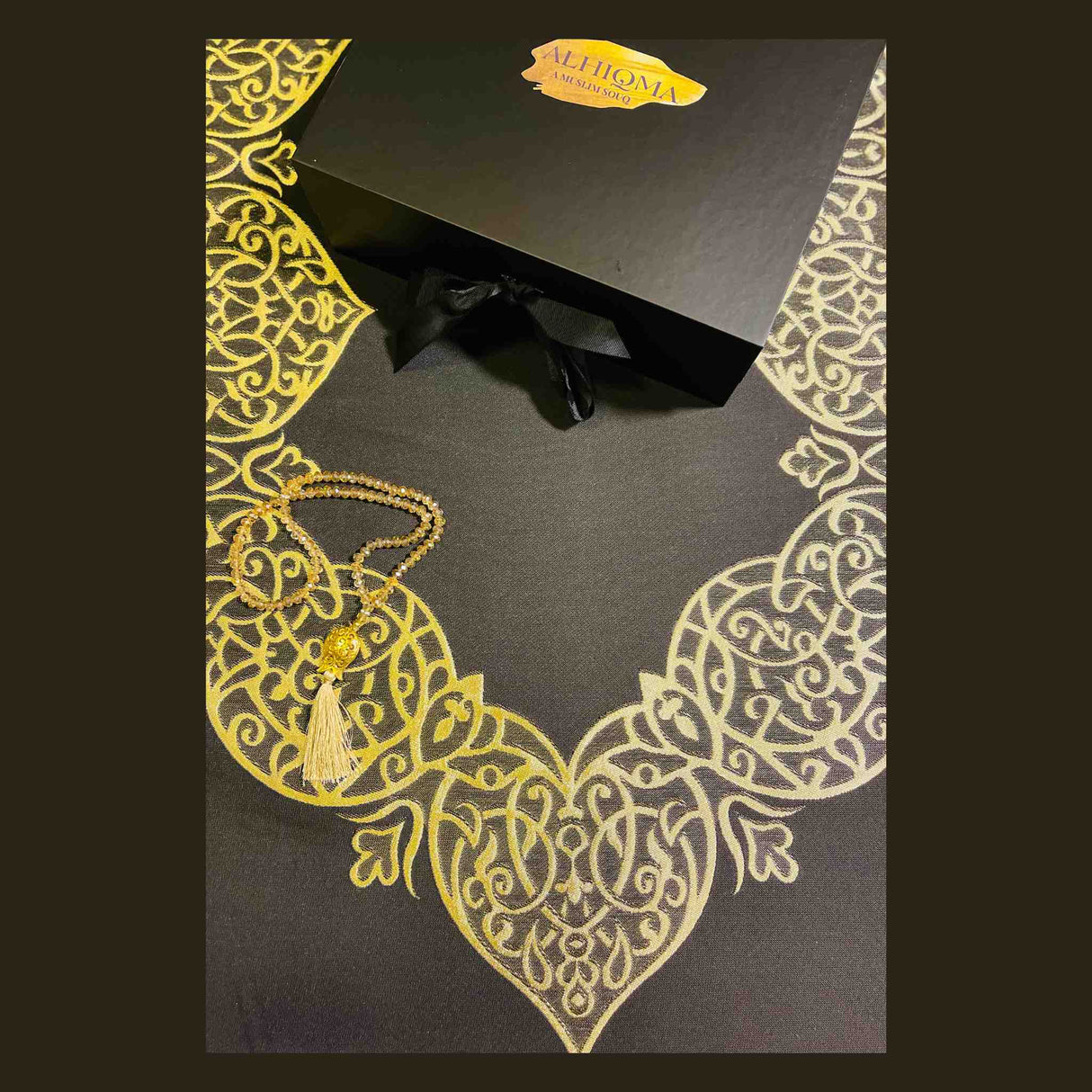 ROYAL SEJADAH HEER BLACK GOLD