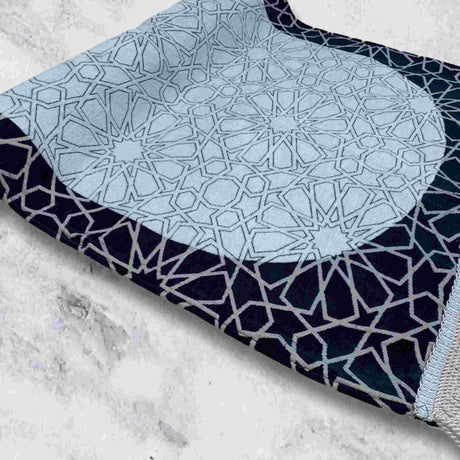 AL HIQMA PRAYER MAT BLACK BLUE