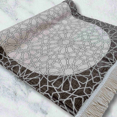 AL HIQMA ISLAMIC PATTERN DARK BROWN