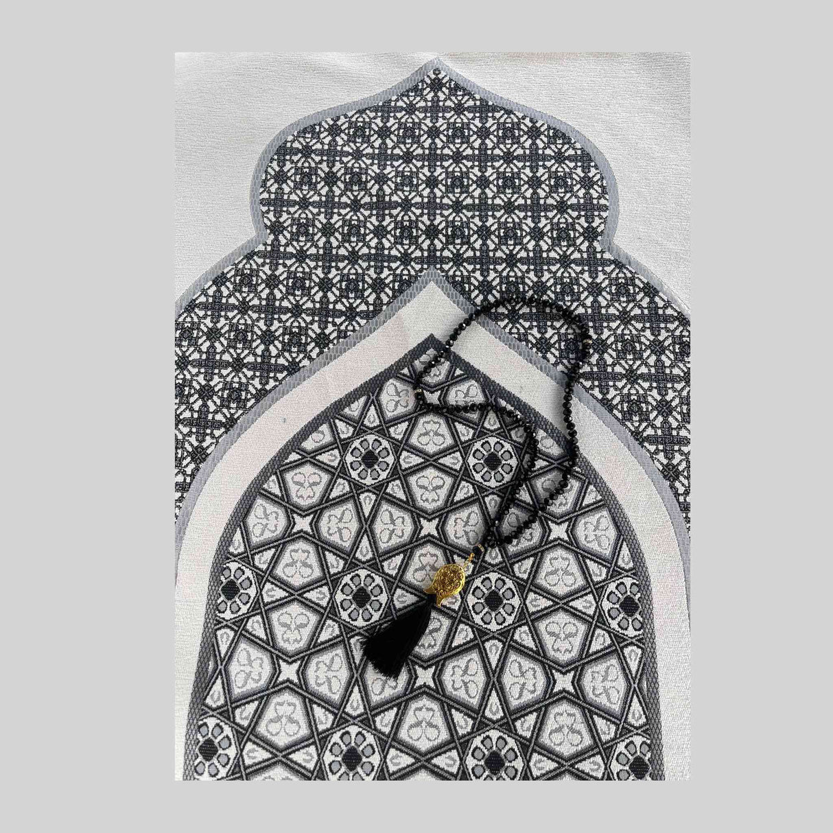 AL HIQMA ROYA SEJADAH WHITE MONOCHROME