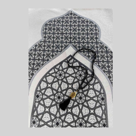 AL HIQMA ROYA SEJADAH WHITE MONOCHROME
