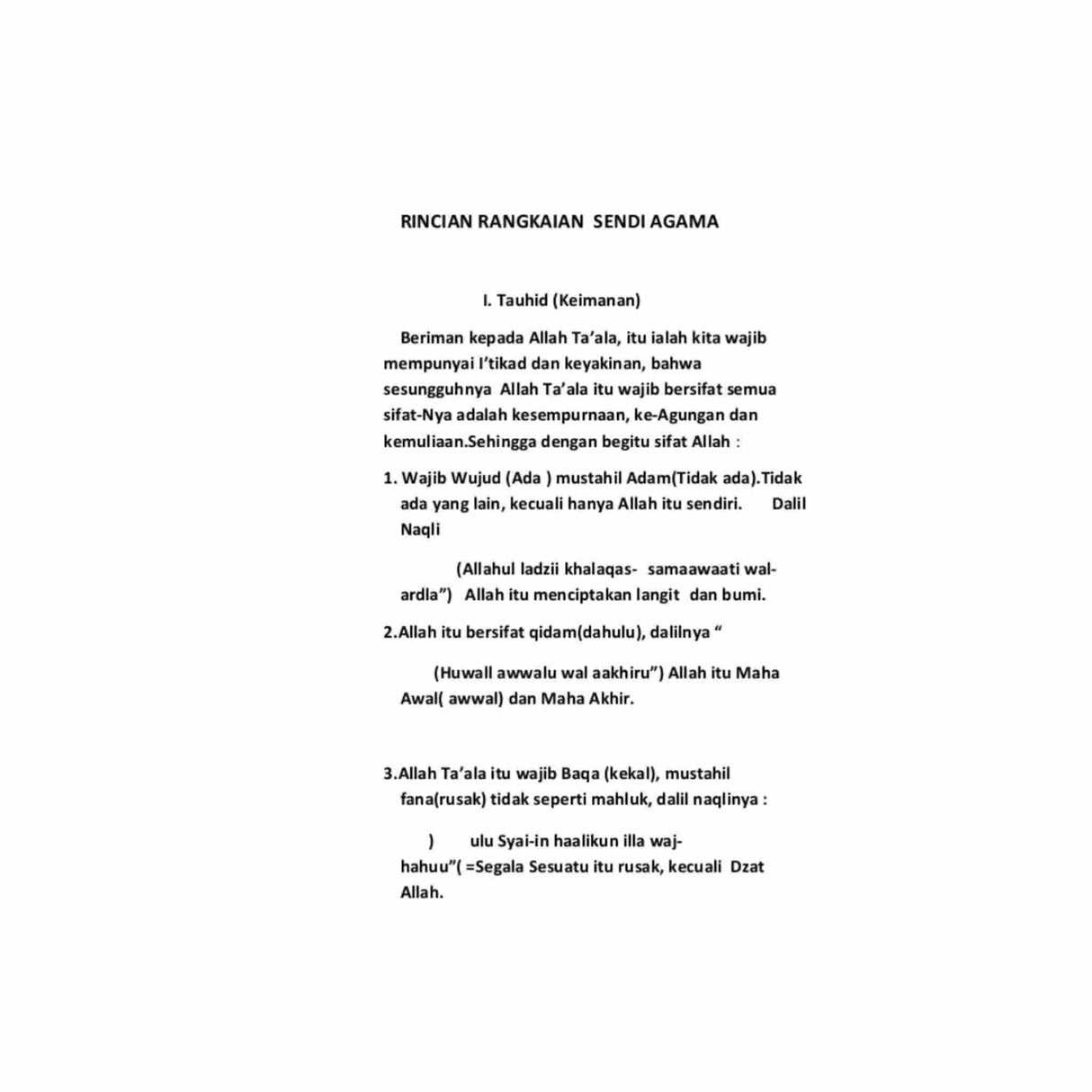 ISLAMIC BOOK AL HIQMA TIGA SERANGKAI