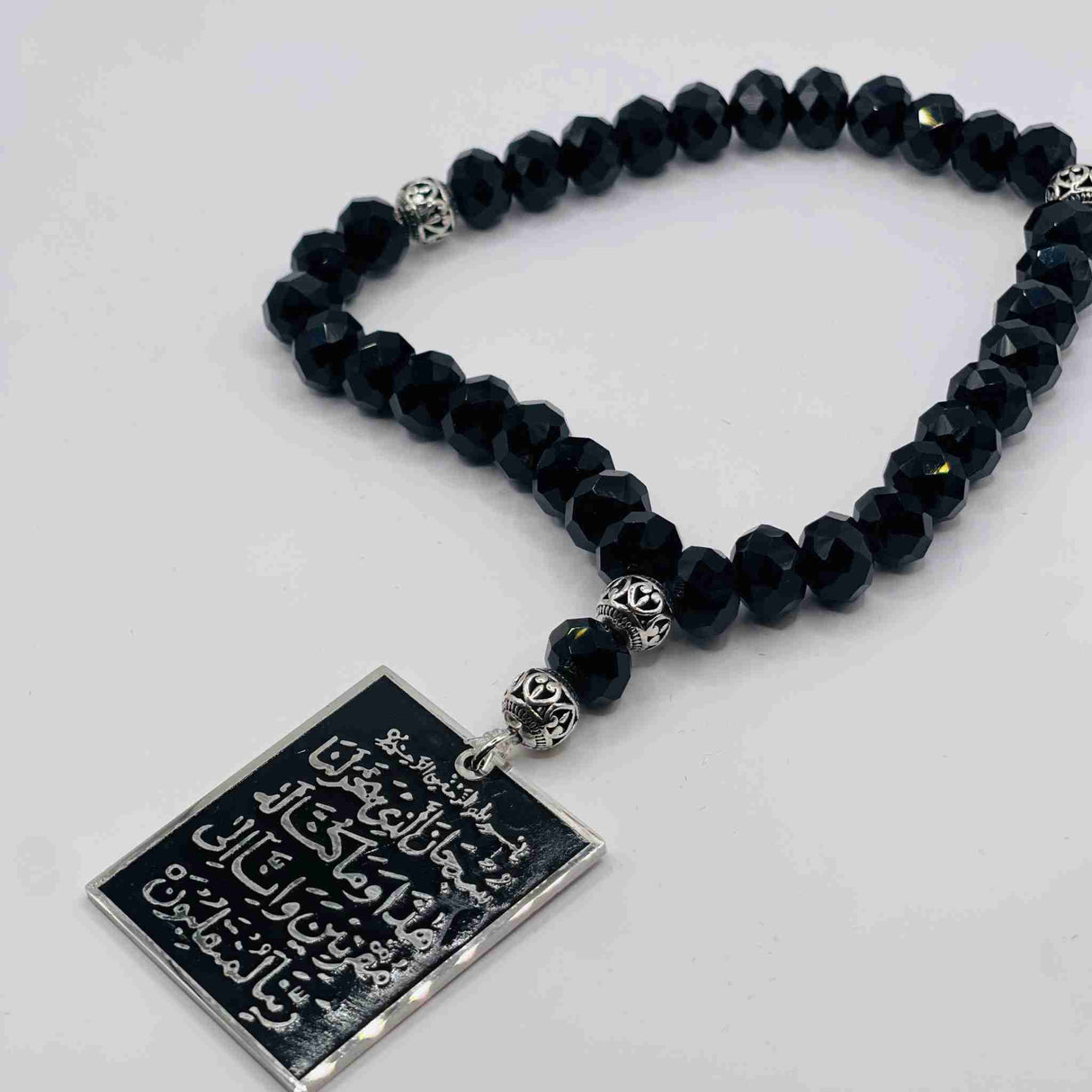 TASBIH MISBAHA BLACK SILVER