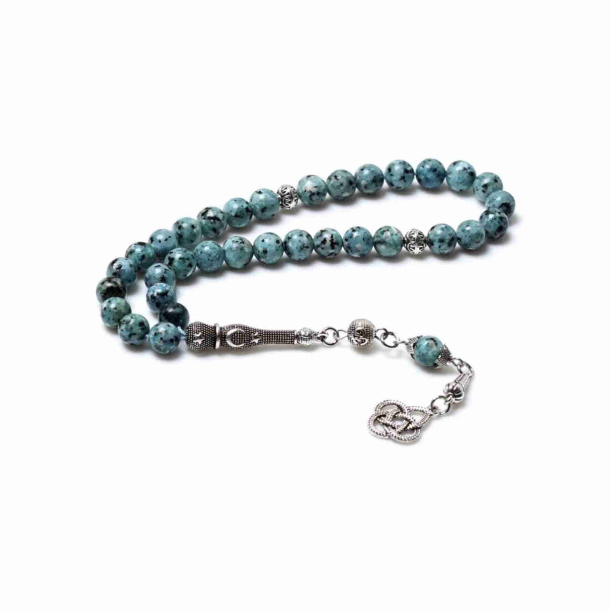 AL HIQMA TASBIH MISBAHA STONE LAKE BLUE