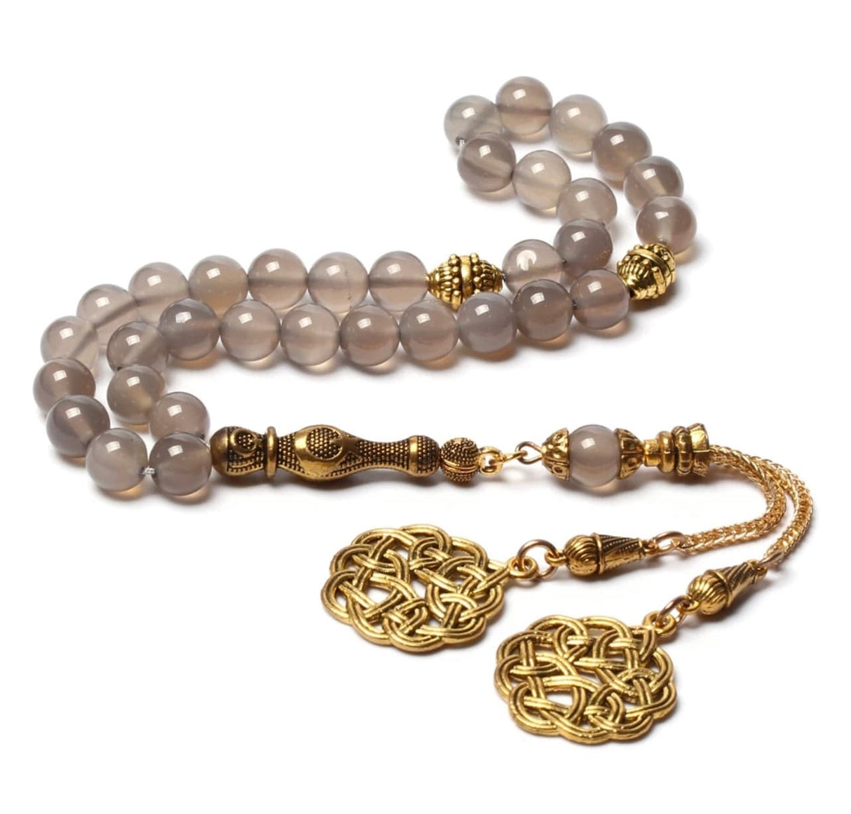 Alhiqma Tasbih 33 Beads / Grey / 8MM