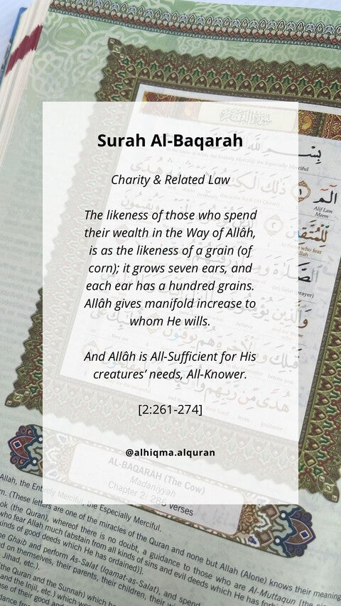 Surah Al-Baqarah's Quran 2:261-274 delves into charity, emphasizing sincerity, fairness, and humility. Al-Quran Tagging Kits English & Malay aids in navigating these profound teachings.