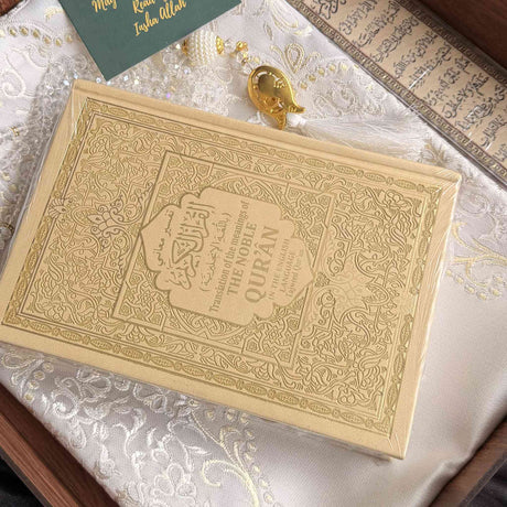 The Noble Quran English translation with Tajweed colour coded pages Islamic gift set Al Hiqma