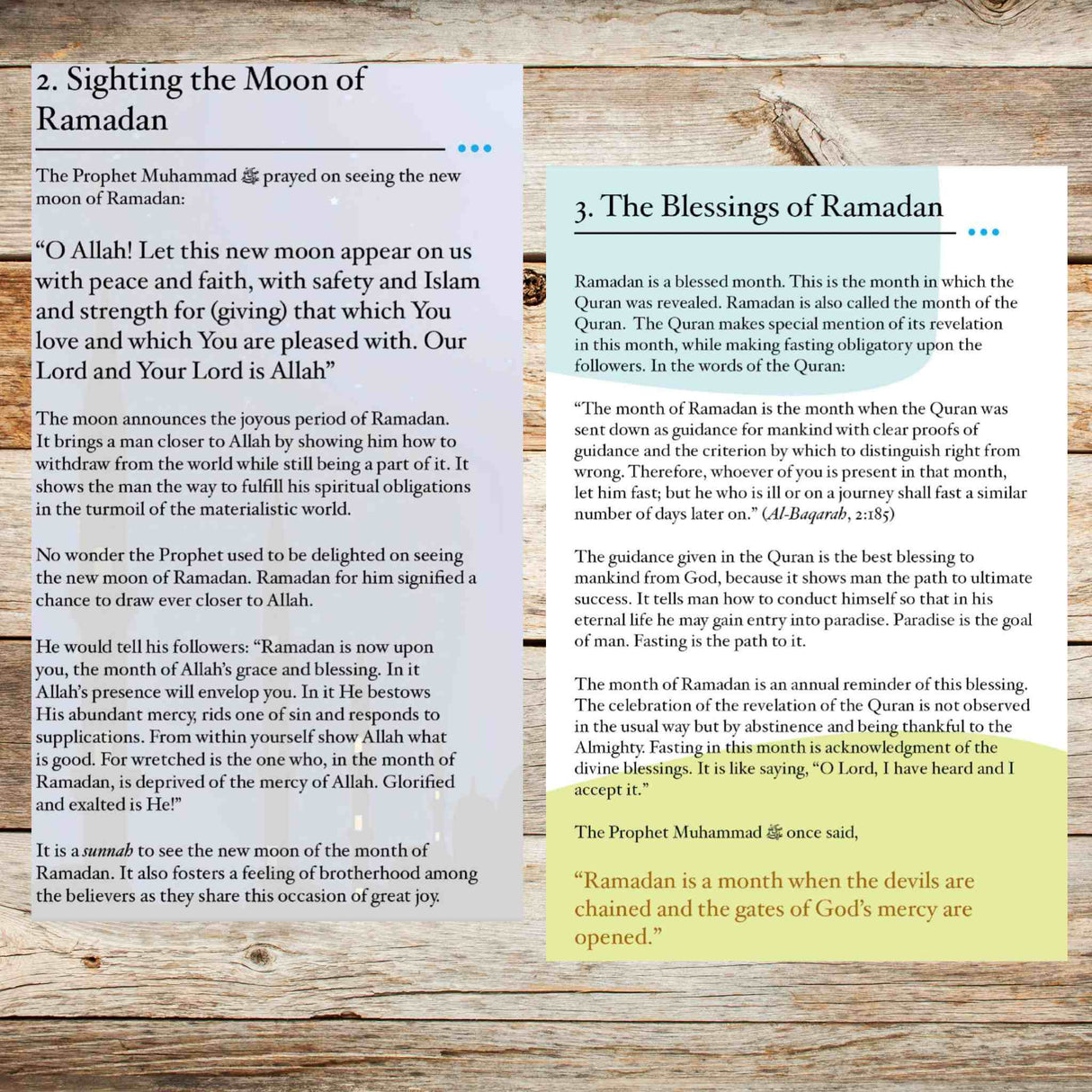 RAMADAN MADE IT SIMPLE