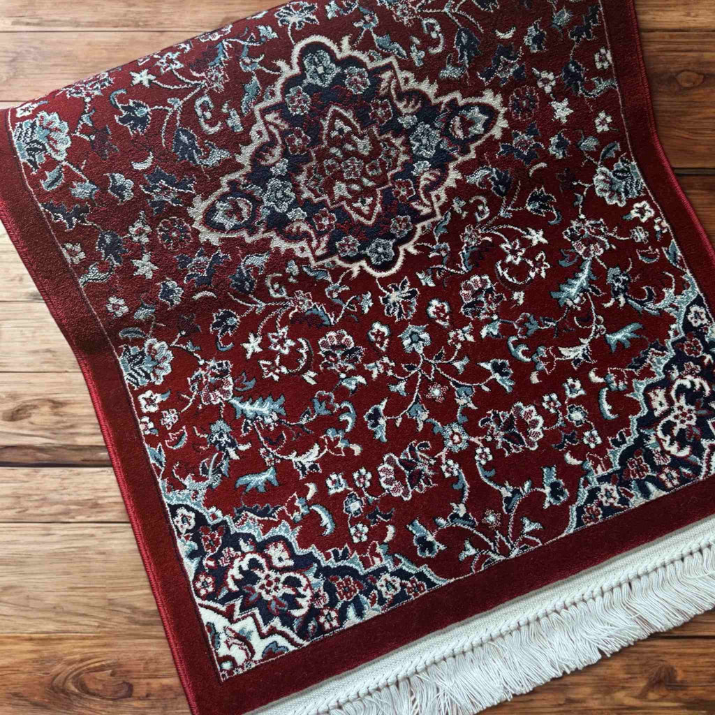 PRAYER MAT RAWDHA FLORAL RED