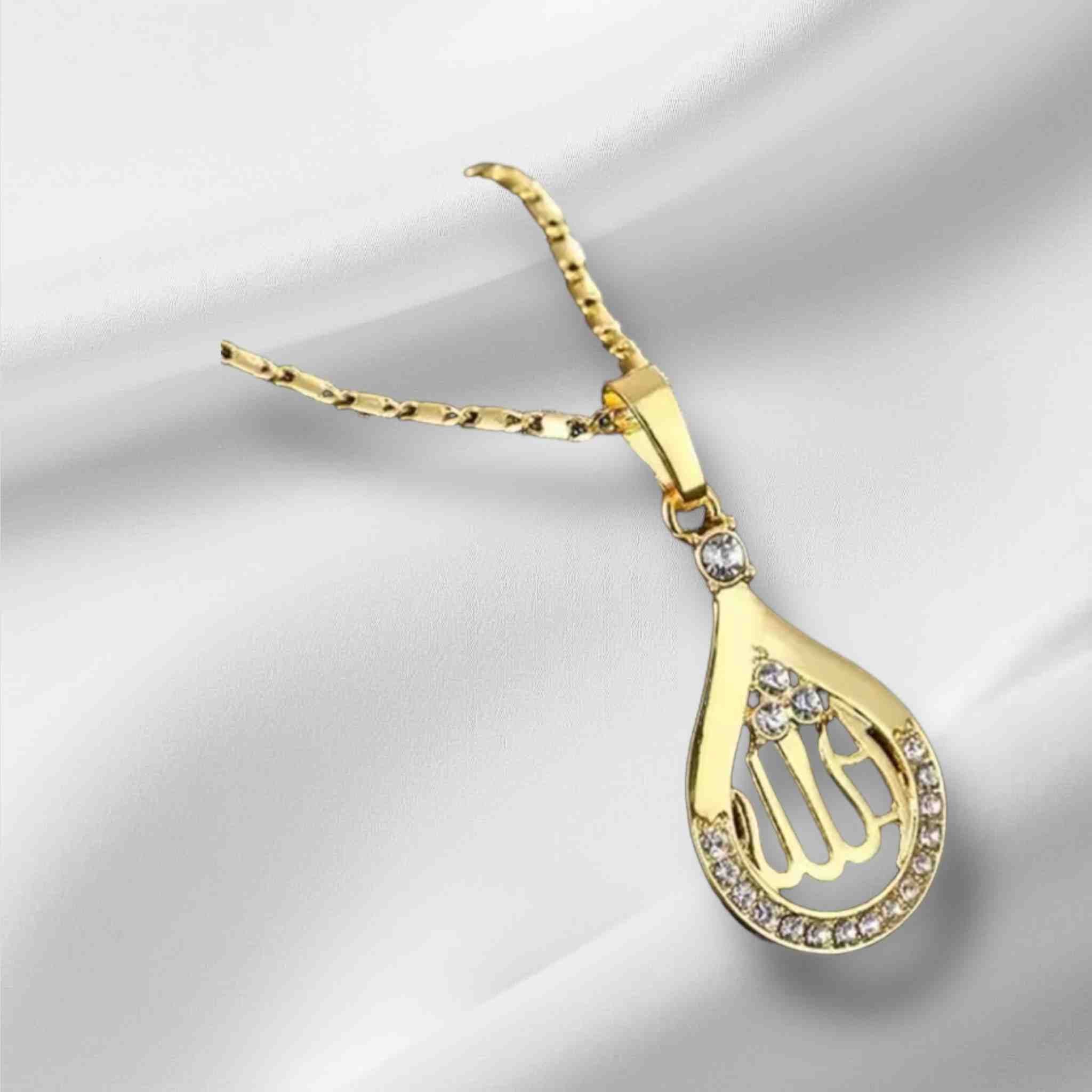 Arabic Chain Necklace Personalized Arabic Name Necklace In 18K