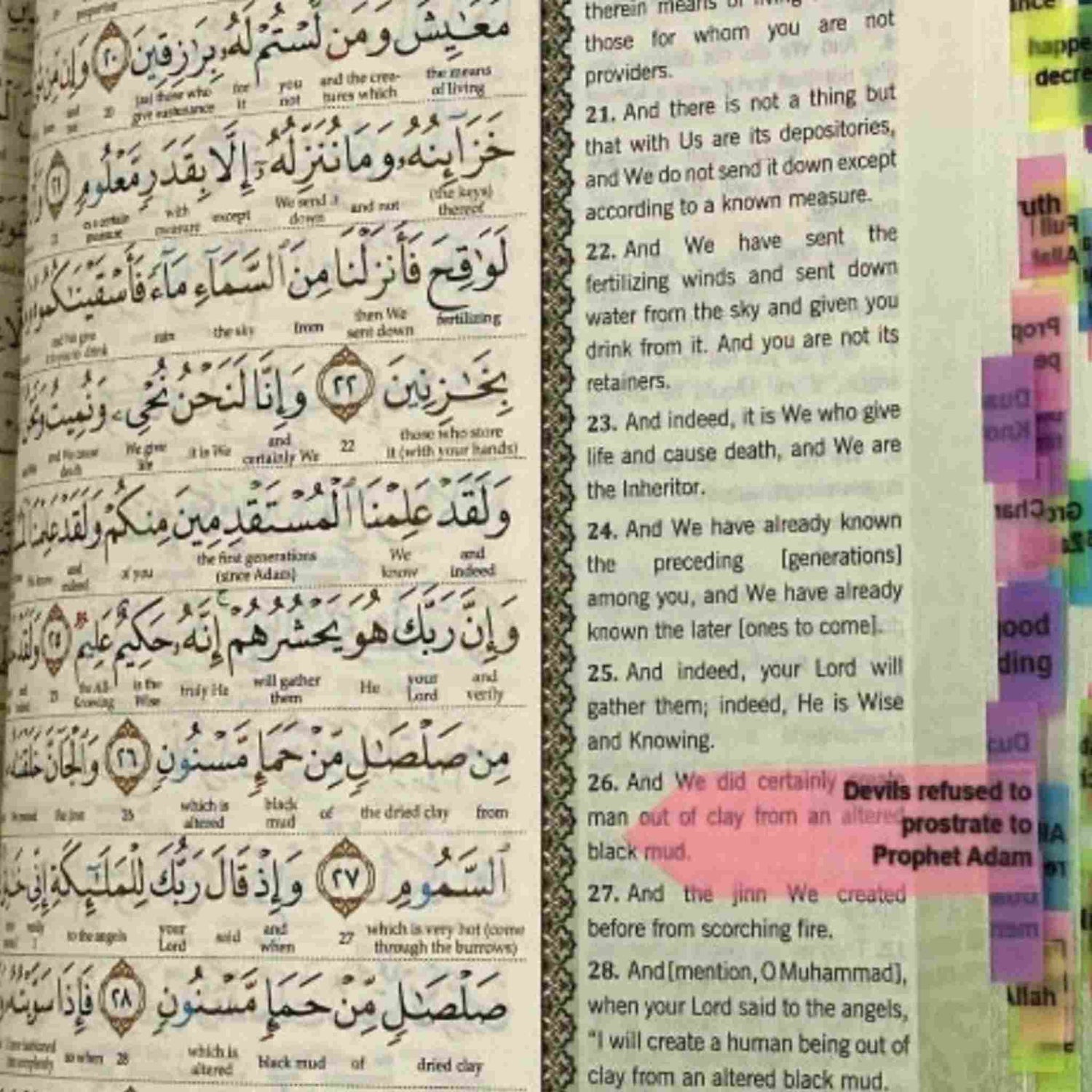 AL QURAN AL KARIM WITH TAGS
