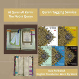 AL HIQMA AL QURAN AL KARIM THE NOBLE QURAN WORD TO WORD TAGGED