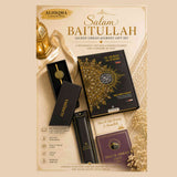Salam Baitullah Umrah gift set with Quran, prayer mat, miswak and guide book by Al Hiqma Singapore
