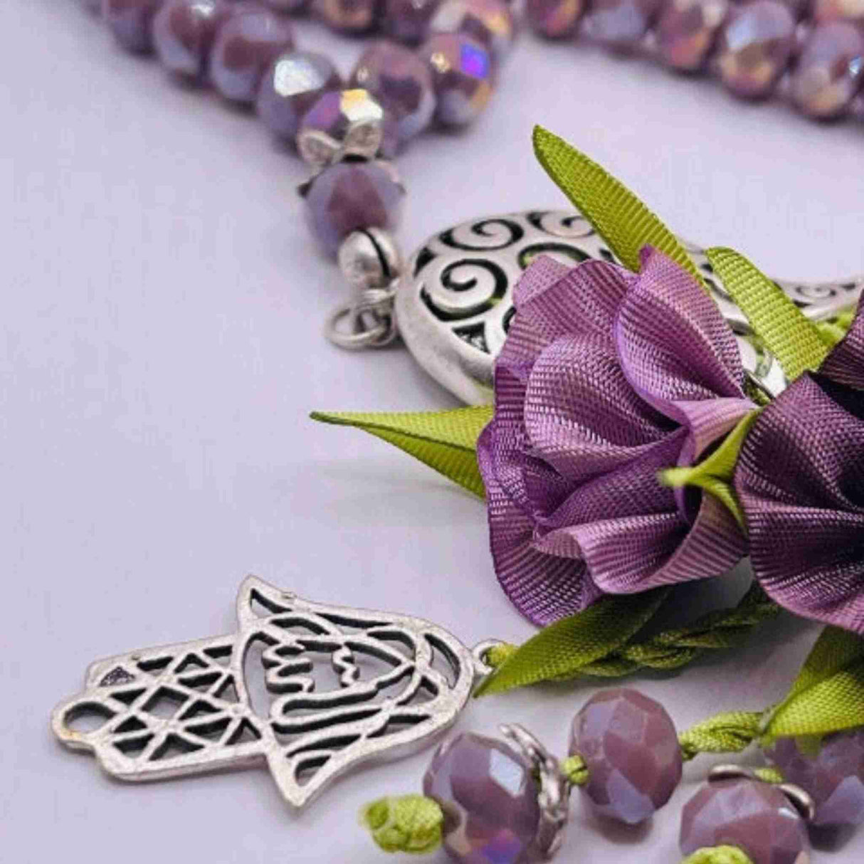 TASBIH MISBAHA ZEHRA CRYSTAL PURPLE