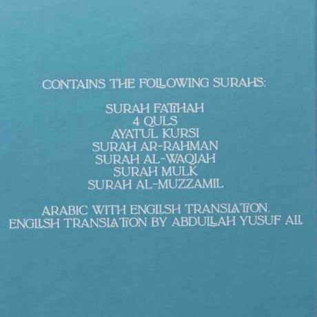 CONTENT OF THE BOOK HOLY QURAN