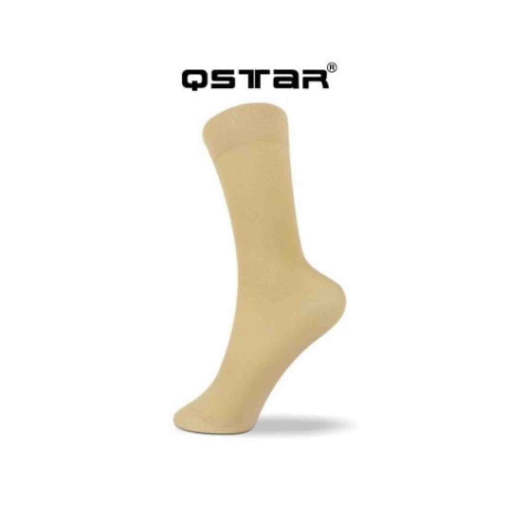 BEIGE CALF SOCKS