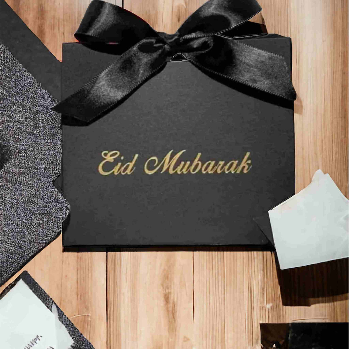 EID MUBARAK BLACK