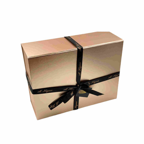 AL HIQMA GIFTBOX DUSTY GOLD WITH AHQ RIBBON