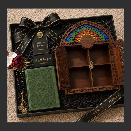 Islamic remembrance gift set for mum with tasbih and Surah Yasin book