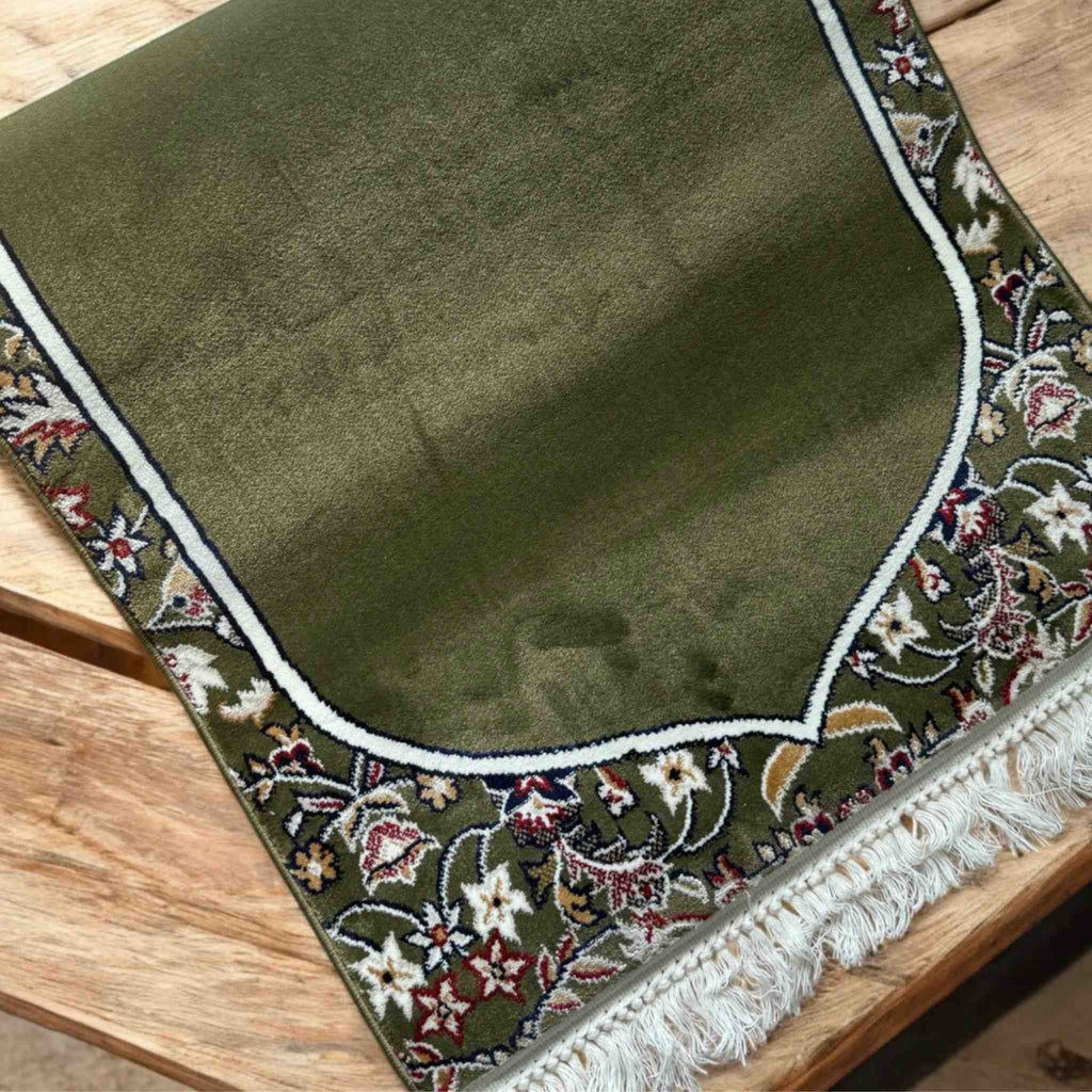 PRAYER MAT HARAMAIN GREEN