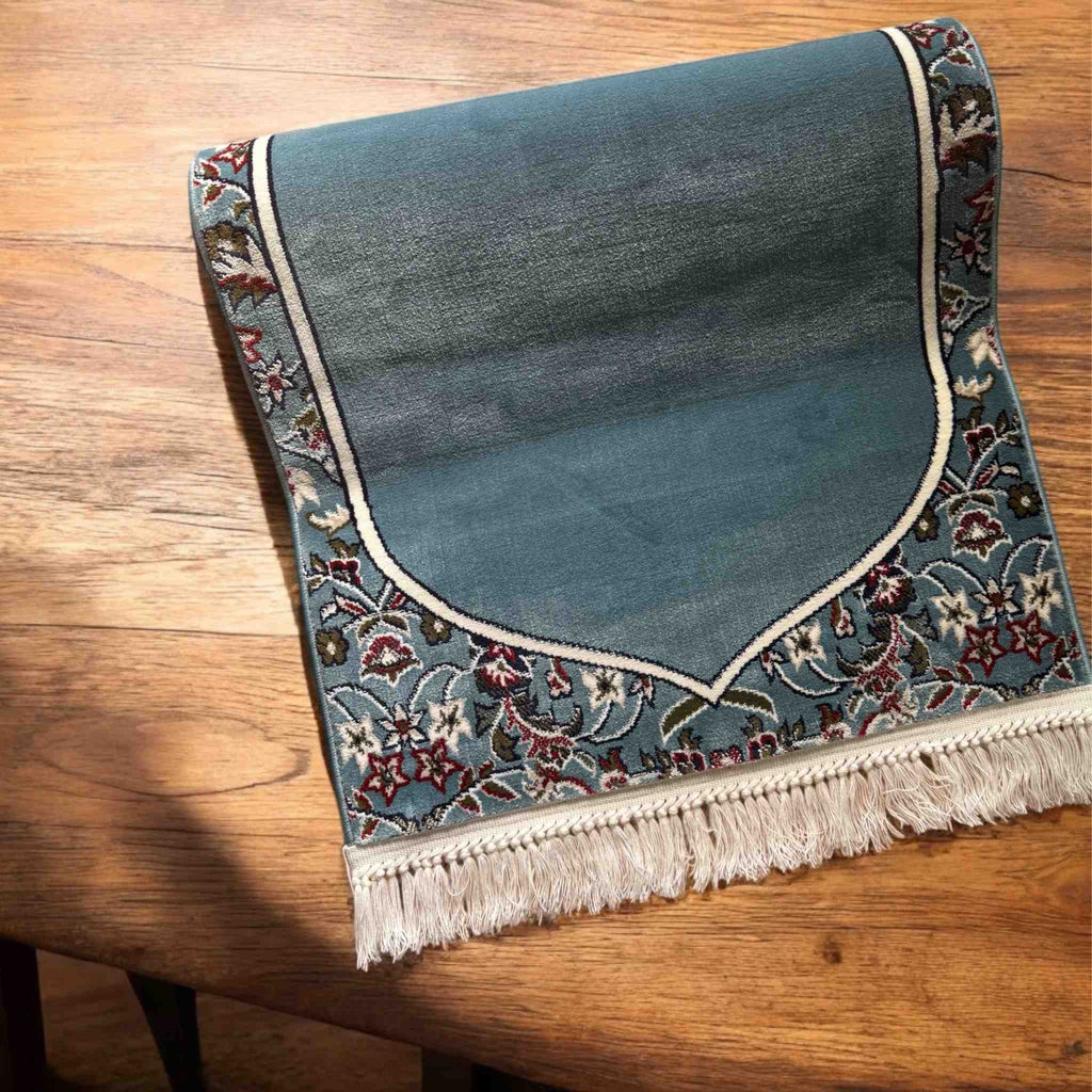 PRAYER MAT HARAMAIN LIGHT BLUE