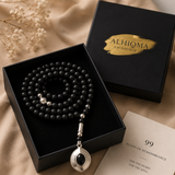 Hajar Aswad Inspired 99-Bead Tasbih – Premium Collection