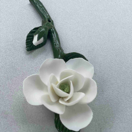 FLORAL WHITE INCENSE HOLDER