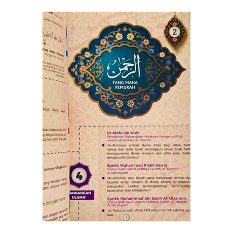 INNER CONTENT OF MUKHTASAR ASMAUL HUSNA