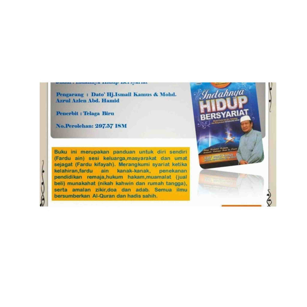 DATO USTAZ KAMUS ISLAMIC BOOKS