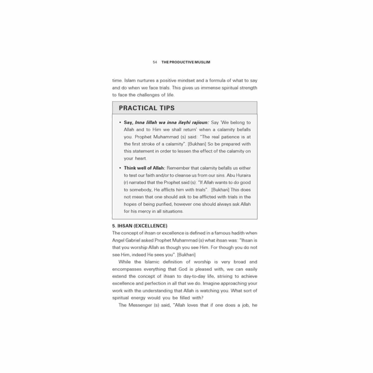 THE PRODUCTIVE MUSLIM BOOK ALHIQMA