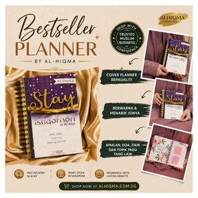 Stay Istiqamah 90 Days Islamic Planner with daily ibadah tracker – Al-Hiqma Singapore