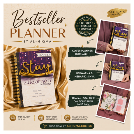 Stay Istiqamah 90 Days Islamic Planner with daily ibadah tracker – Al-Hiqma Singapore