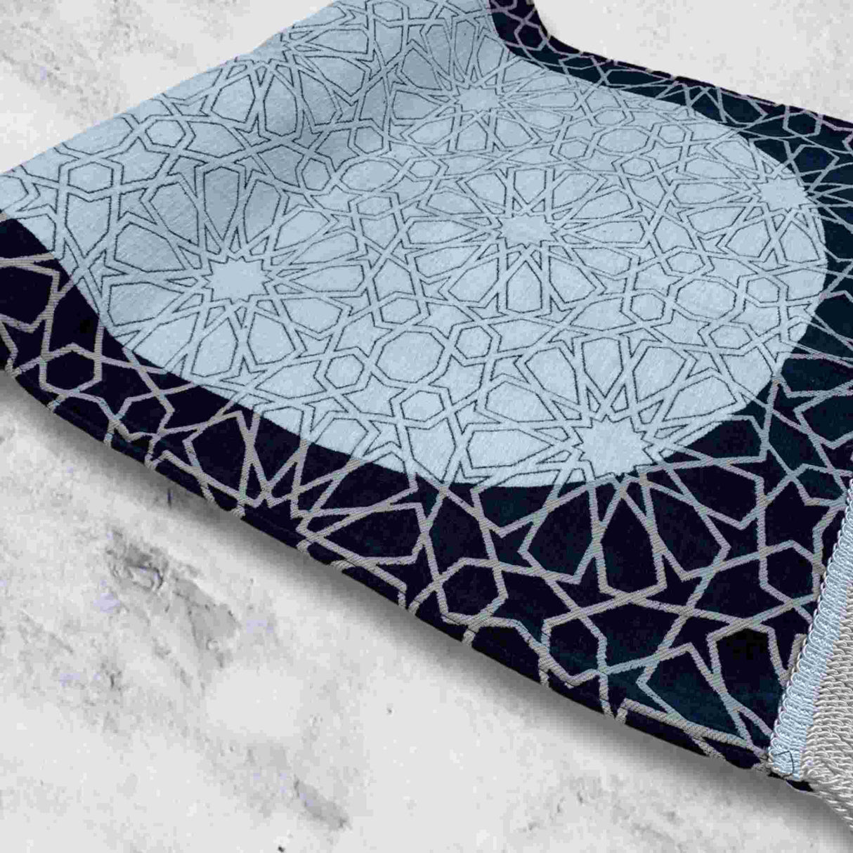 AL HIQMA PRAYER MAT BLACK BLUE