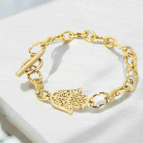 KHAMSA CHAIN BRACELET GOLD