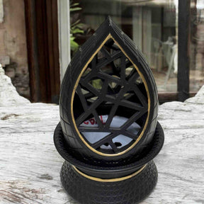 Luxury Islamic fragrance collection with bukhoor incense and mabkhara accessories