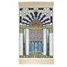 PRAYER MAT MEHRAB BLUE BEIGE