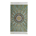 PRAYER MAT MOSQUE DOME GREEN