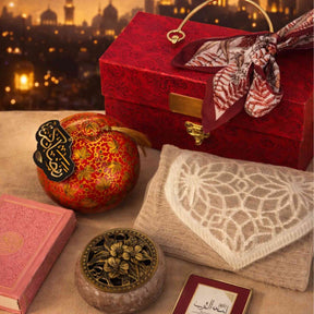 Islamic gift set for mum with bukhoor and prayer mat