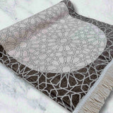 AL HIQMA ISLAMIC PATTERN DARK BROWN