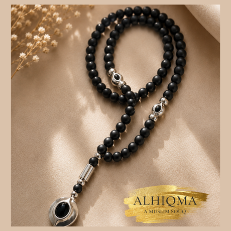 Hajar Aswad Inspired 99-Bead Tasbih – Premium Collection