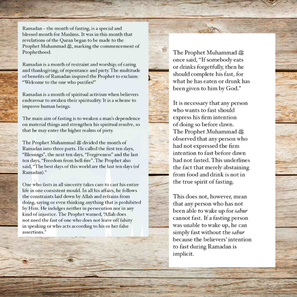 INNER CONTENT OF RAMADAN MADE IT SIMPLE