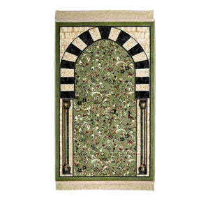 ALHIQMA PRAYER MAT RAWDA MEHRAB GREEN