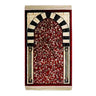 ALHIQMA PRAYER MAT RAWDA MEHRAB PREMIUM RED