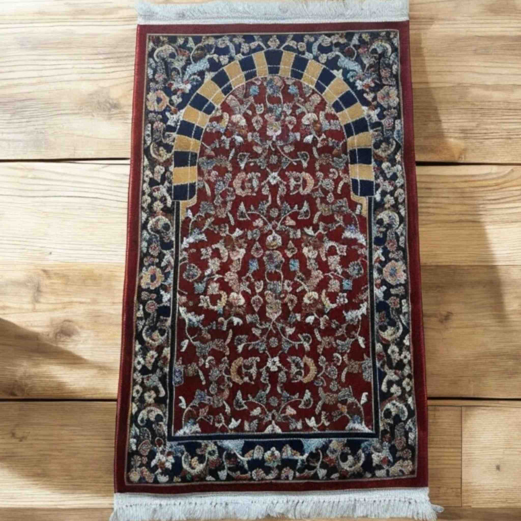 PRAYER MAT RAWDHA RED