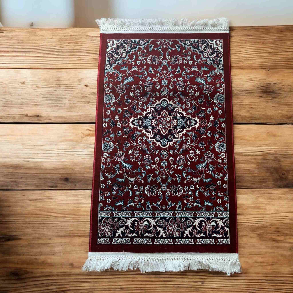 PRAYER MAT RAWDHA FLORAL RED