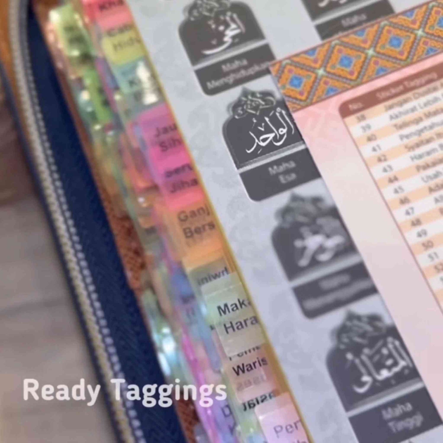 READY TAGGINGS AL QURAN HUMAIRA AL AQSA