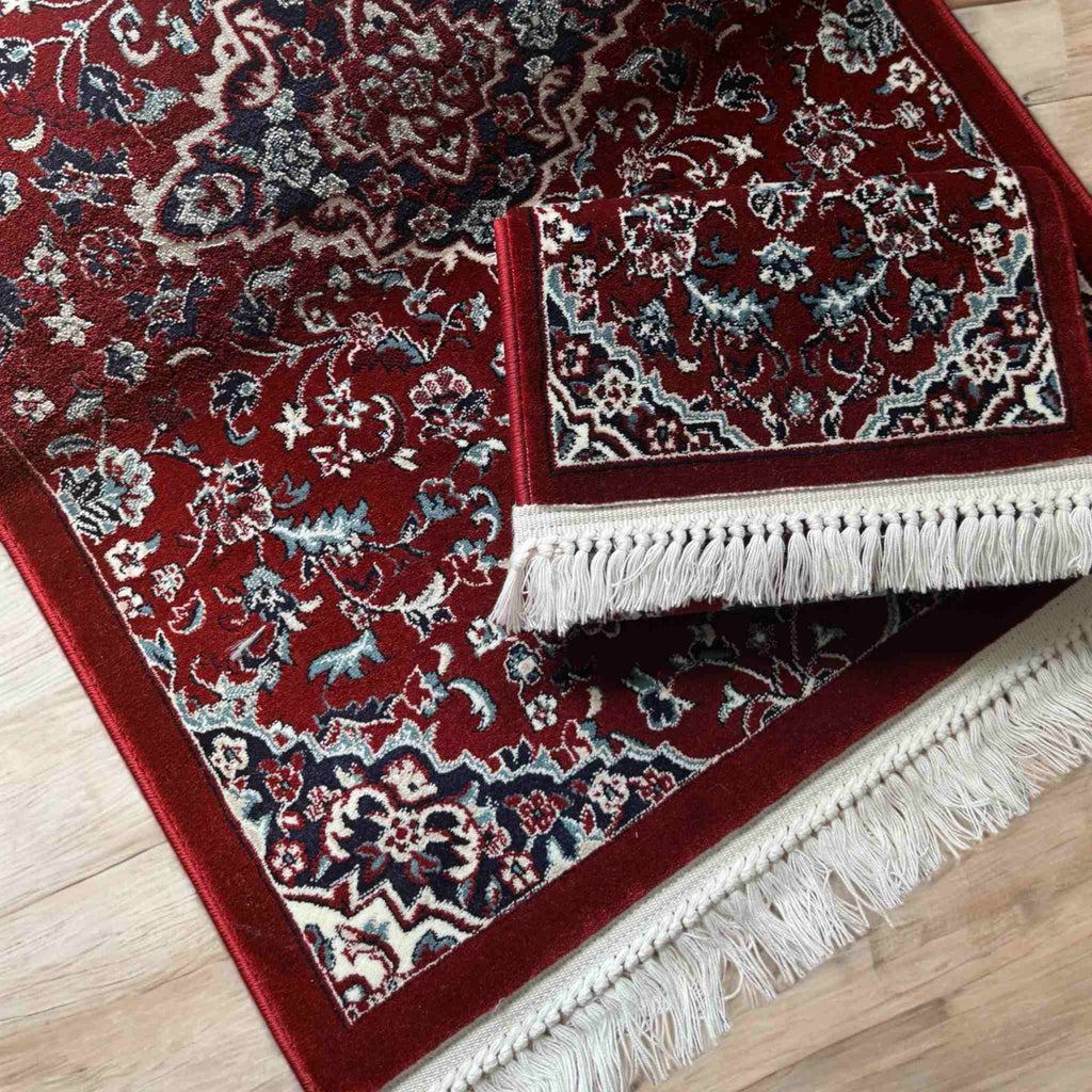 PRAYER MAT RAWDHA FLORAL RED