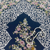 ROYAL SEJADAH ZEHRA BLUE WITH TASBIH