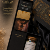 Alhiqma premium Muslim gift set with Quran Verses Jar and digital Tasbih